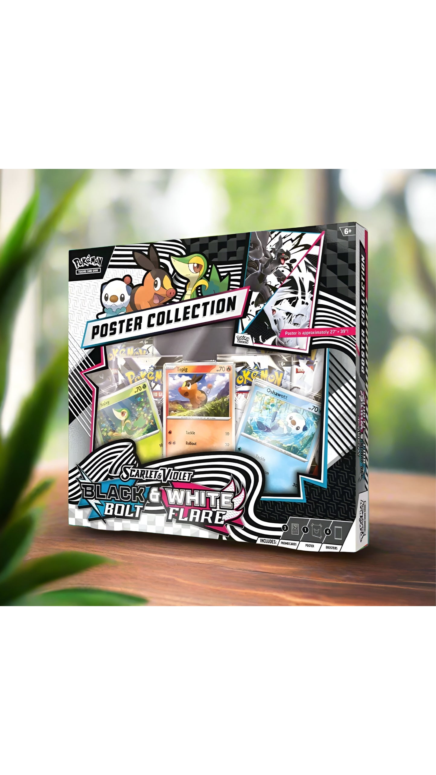 Pokemon Scarlet & Violet: Black Bolt & White Flare Unova Poster Collection