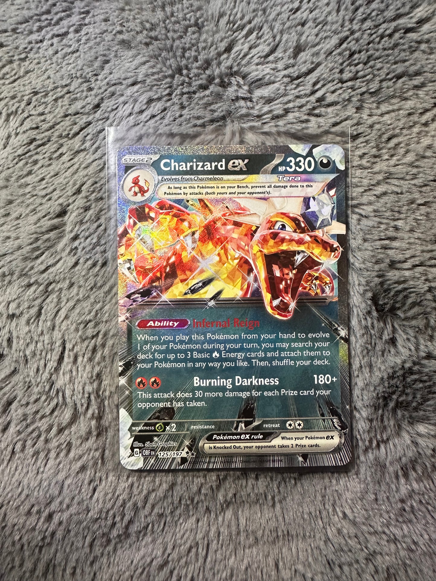 Charizard ex - 125/197 - SV03: Obsidian Flames