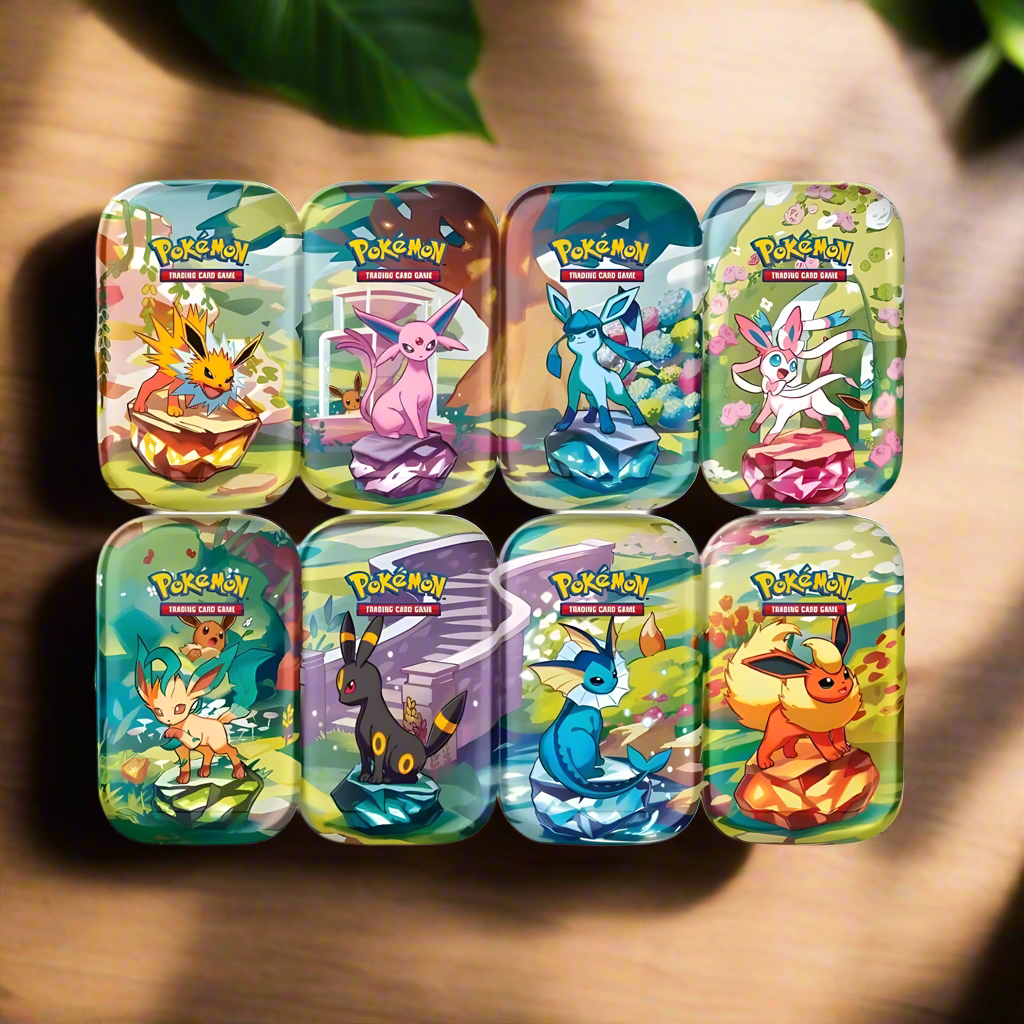 Prismatic Evolutions Mini Tin - 1 Random Art