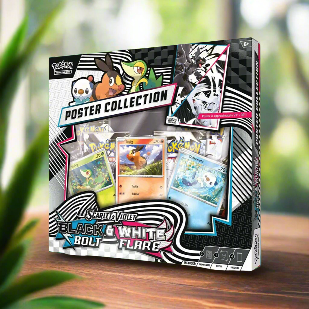 Pokemon Scarlet & Violet: Black Bolt & White Flare Unova Poster Collection