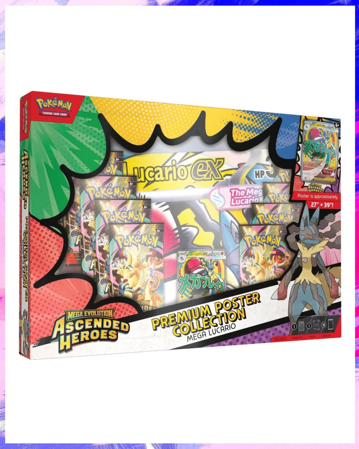 Premium Poster Collection: Mega Lucario - ME: Ascended Heroes