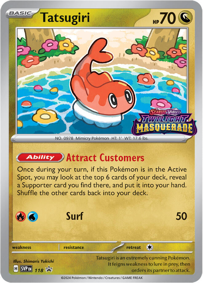 Tatsugiri - 118 - SV: Scarlet & Violet Promo Cards