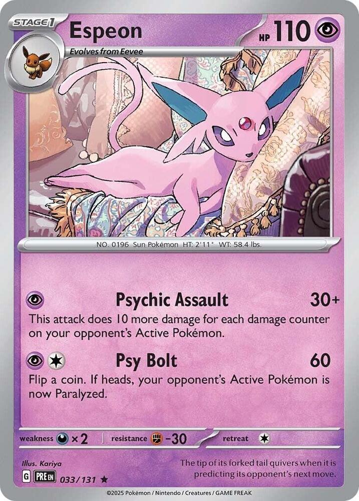 Espeon - SV: Prismatic Evolutions (PRE)
