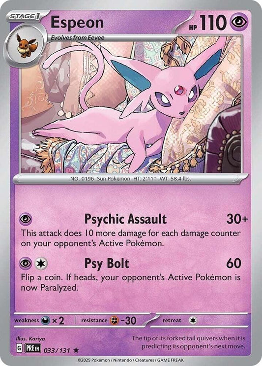 Espeon - SV: Prismatic Evolutions (PRE)