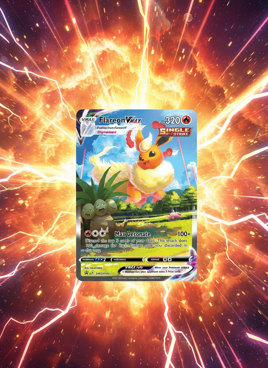 Flareon VMAX - SWSH180 - SWSH: Sword & Shield Promo Cards (Near Mint)