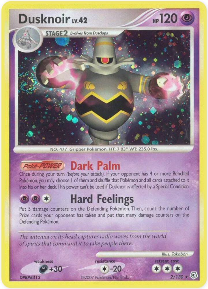 Dusknoir - Diamond and Pearl (DP) Reverse Holo