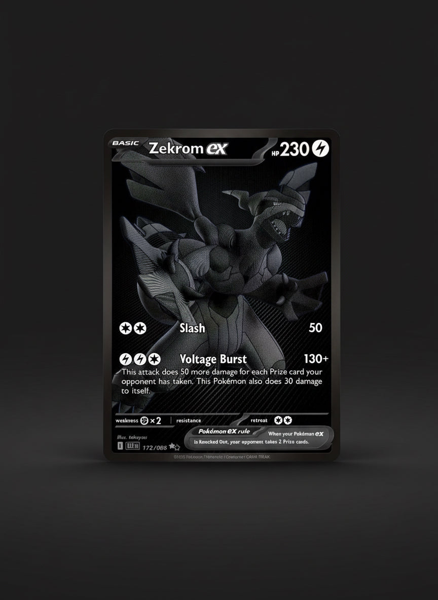 Zekrom ex - 172/086 - SV: Black Bolt (BLK)