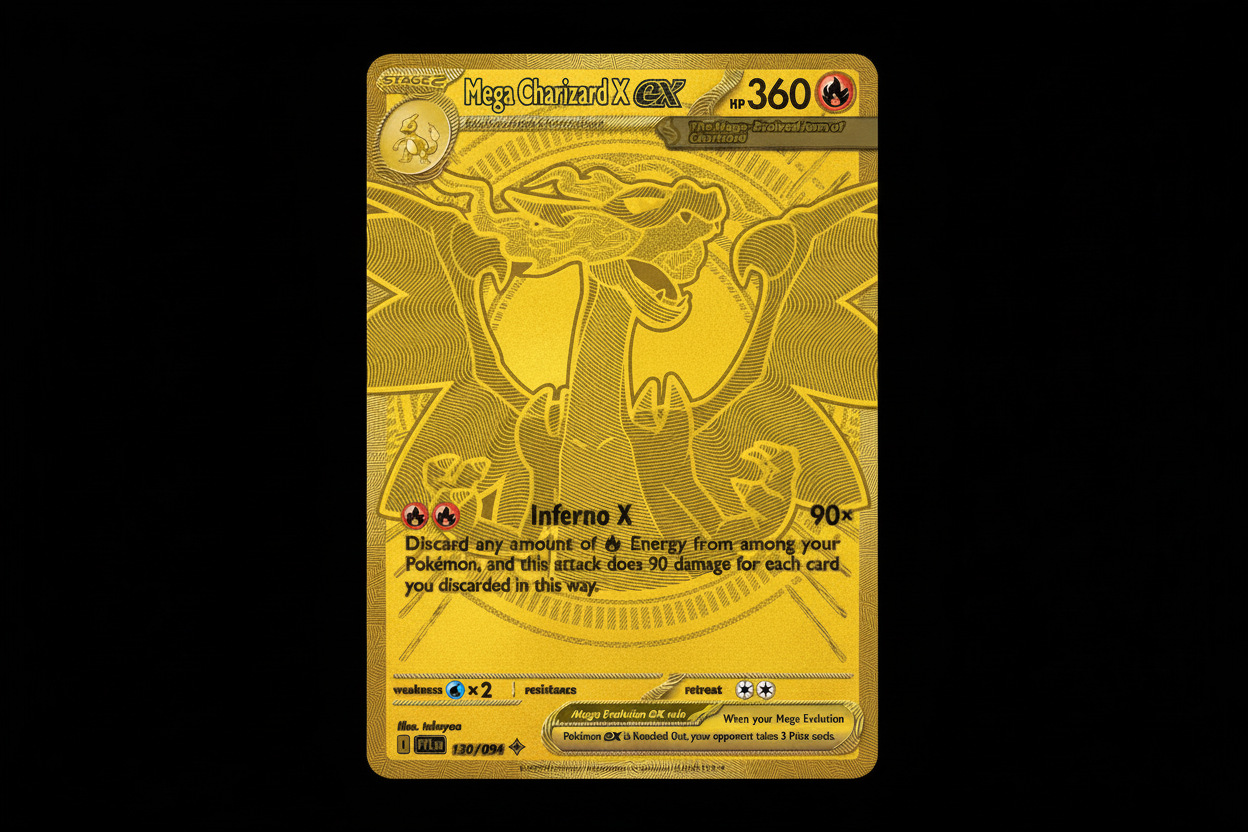 Mega Charizard X ex - 130/094 - ME02: Phantasmal Flames (PFL)