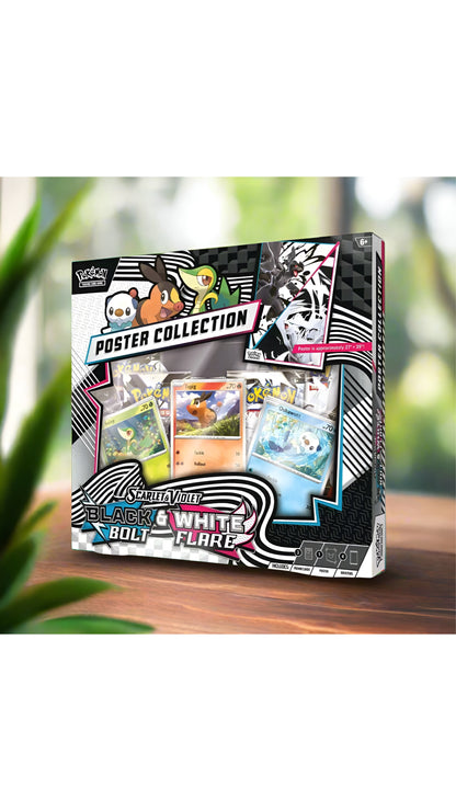 Pokemon Scarlet & Violet: Black Bolt & White Flare Unova Poster Collection