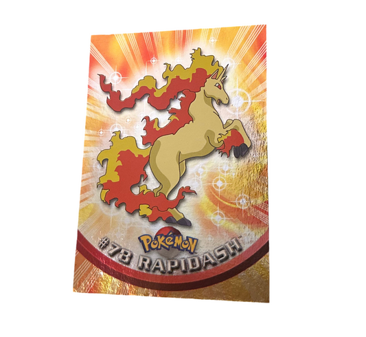 Rapidash #78 (2000 Topps Pokémon TV Animation Series)