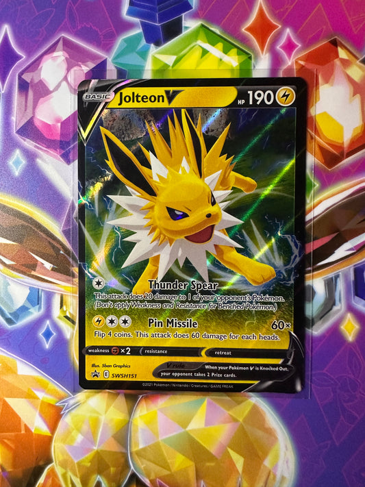 Jolteon V - SWSH151 - SWSH: Sword & Shield Promo Cards