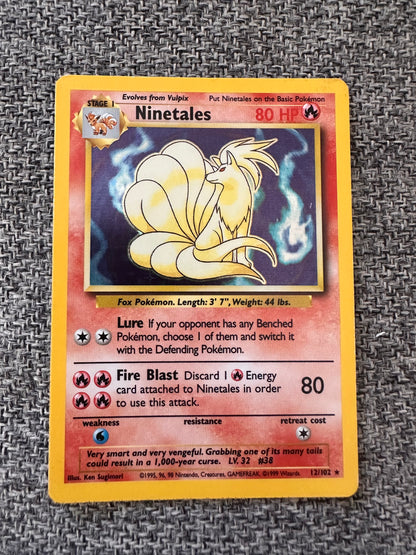 Ninetales 12 Holo Base Set [unlimited]