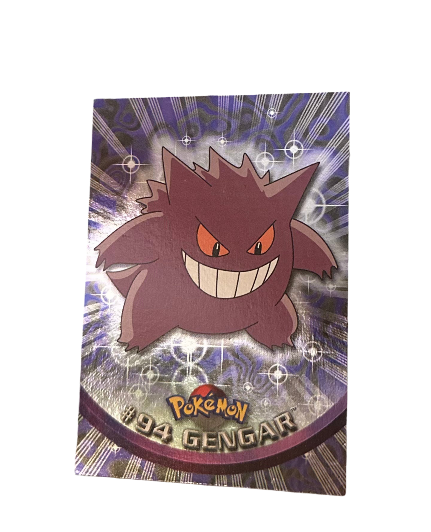 Gengar #94 Holo(2000 Topps Pokémon TV Animated series) Blue Logo
