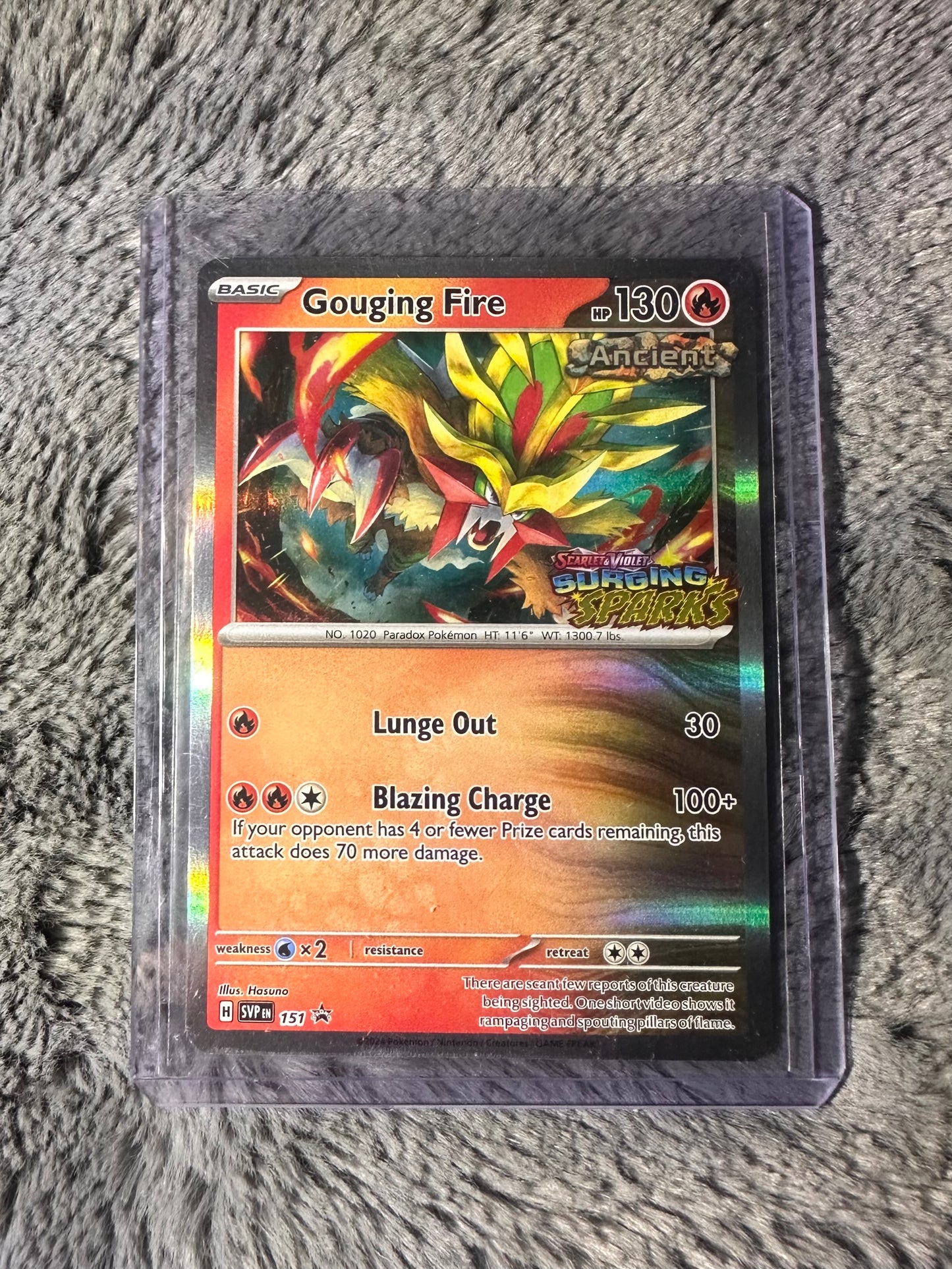Gouging Fire - 151 - SV: Scarlet & Violet Promo Cards