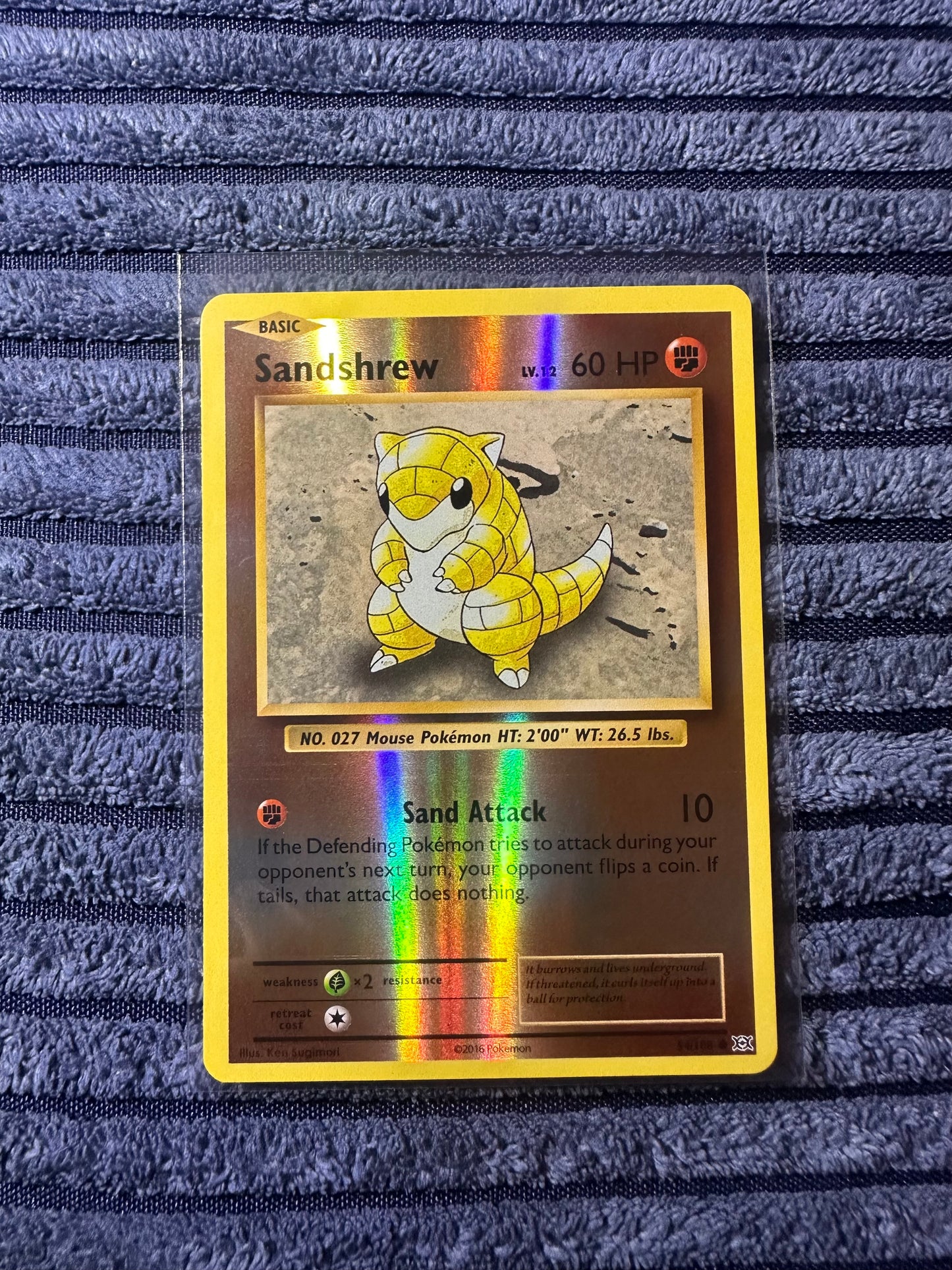 Sandshrew [Reverse Holo] #54 Pokemon Evolutions