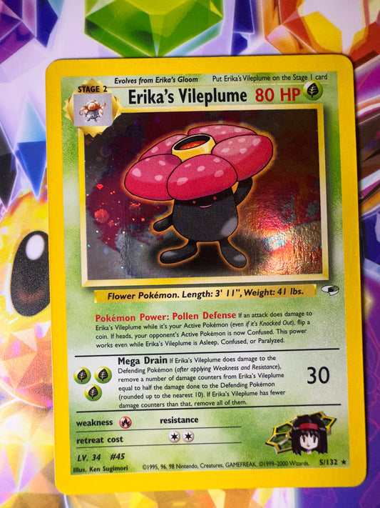 Erika's Vileplume - Gym Heroes (G1) LP