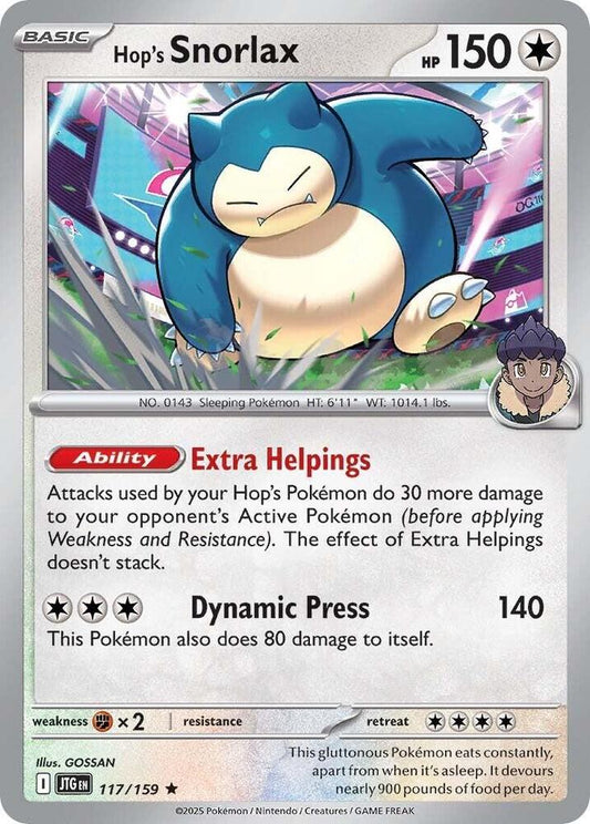 Hop's Snorlax - SV09: Journey Together
