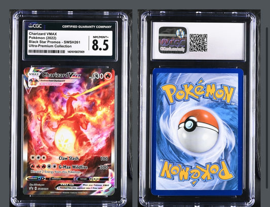 Charizard VMAX Black Star Promos SWSH261 Grade 8.5 [Cert#1401015657009]