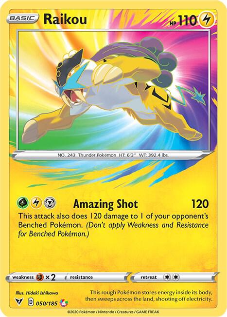 PSA 10 Raikou - SWSH04: Vivid Voltage