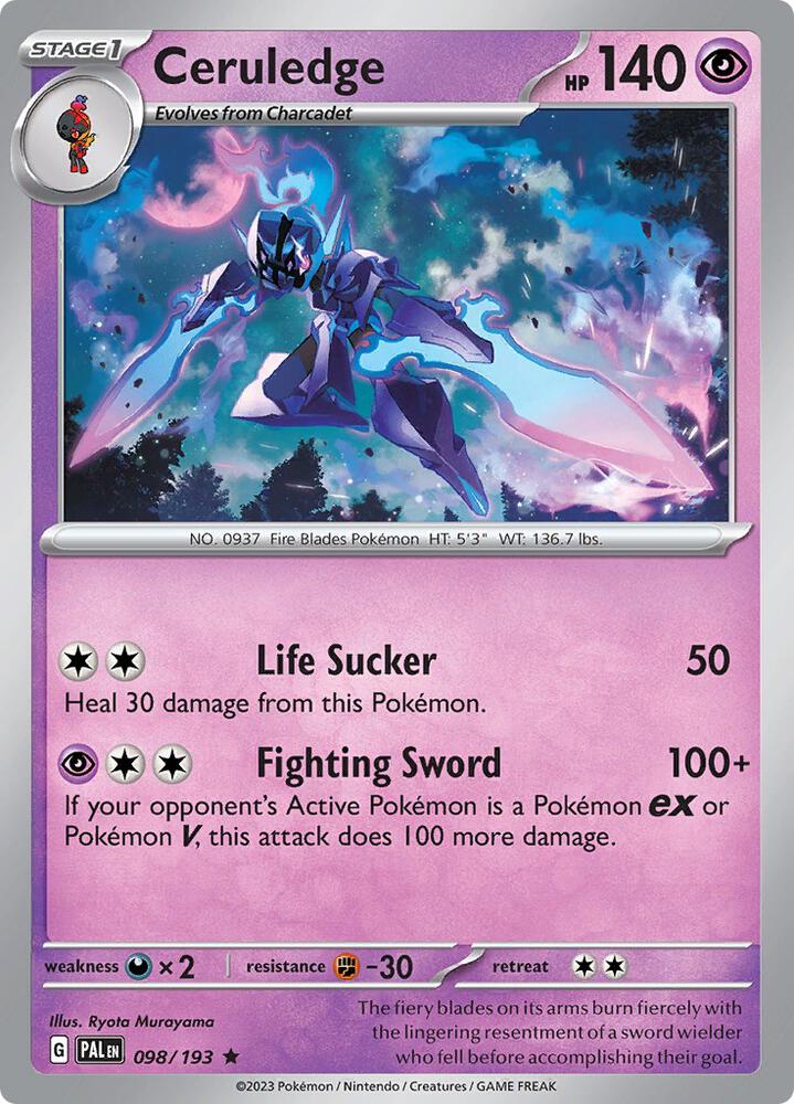 Ceruledge - SV02: Paldea Evolved