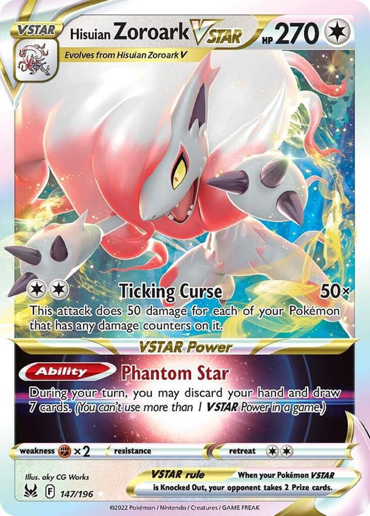 Hisuian Zoroark VSTAR - SWSH11: Lost Origin