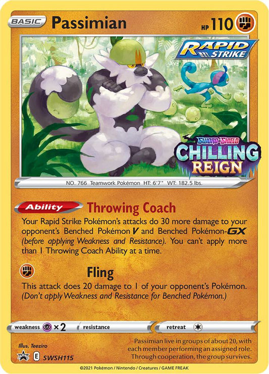Passimian - SWSH115 (Prerelease) - SWSH: Sword & Shield Promo Cards