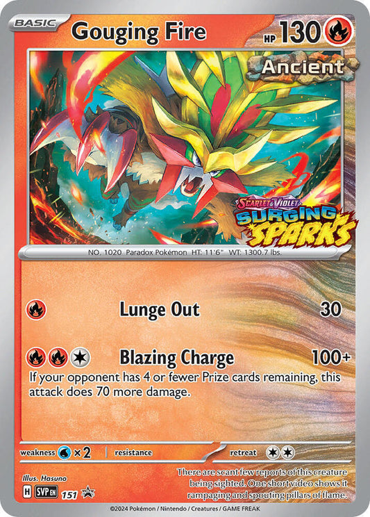 Gouging Fire - 151 - SV: Scarlet & Violet Promo Cards
