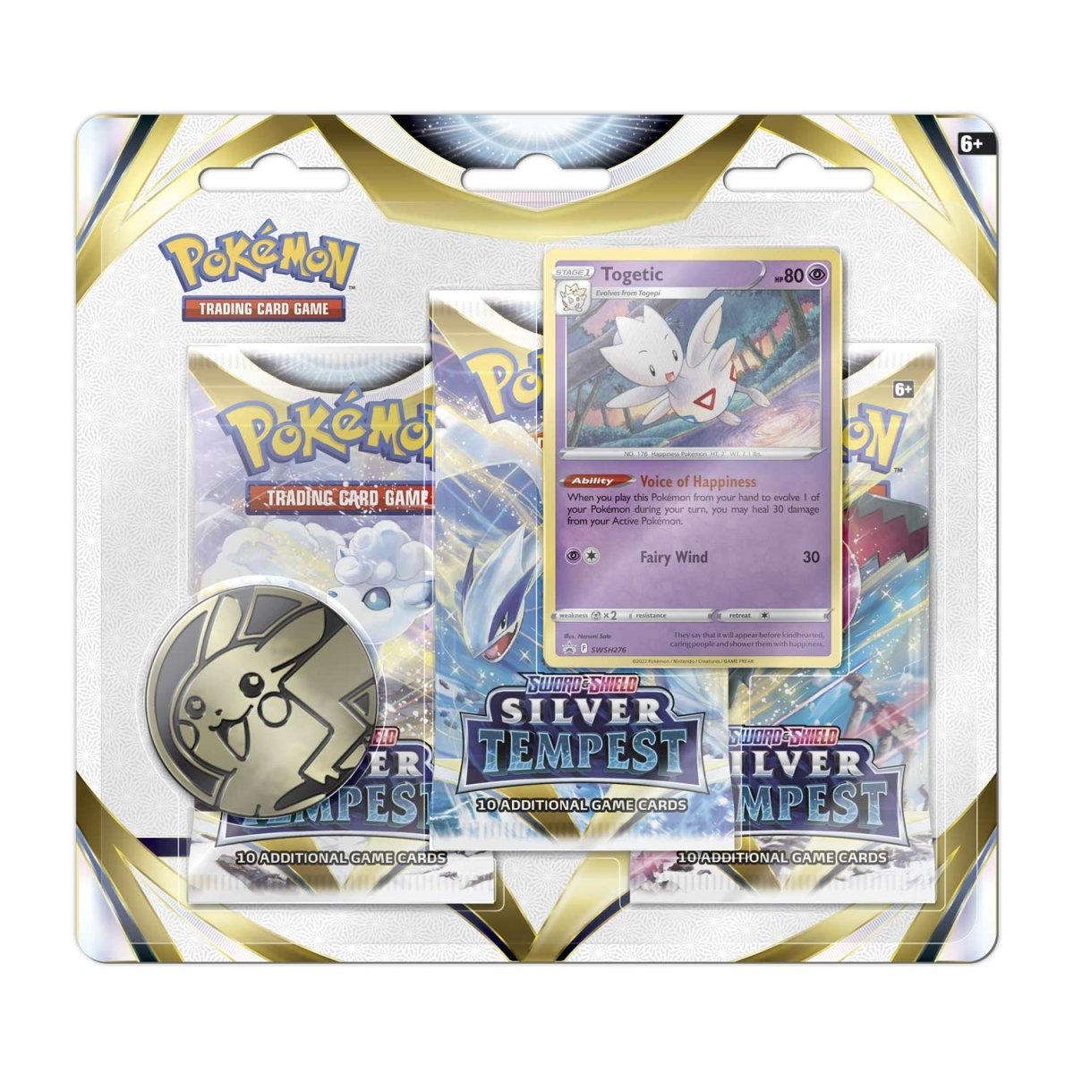 Silver Tempest 3 Pack Blister [Togetic] - SWSH12: Silver Tempest (SWSH12)