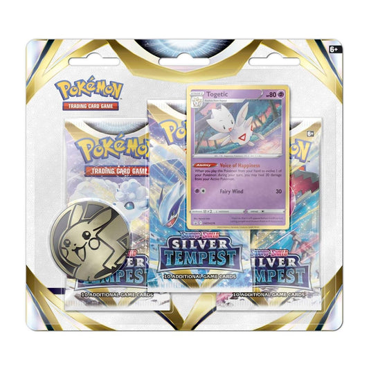 Silver Tempest 3 Pack Blister [Togetic] - SWSH12: Silver Tempest (SWSH12)