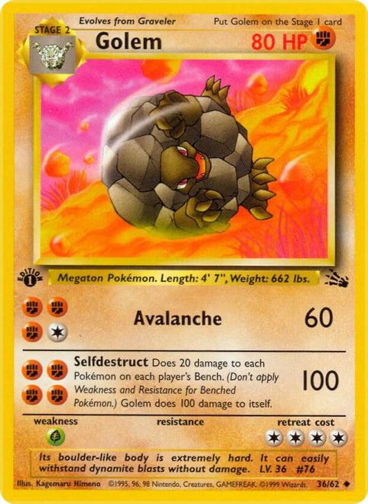 Golem - Fossil [1st Edition] NM