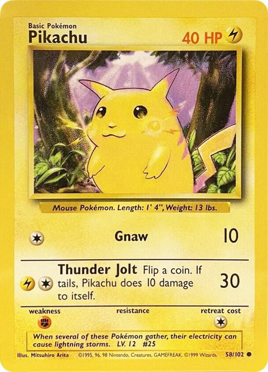 Pikachu - Base Set [Unlimited] LP