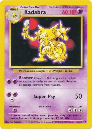 Kadabra - Base Set [Unlimited]