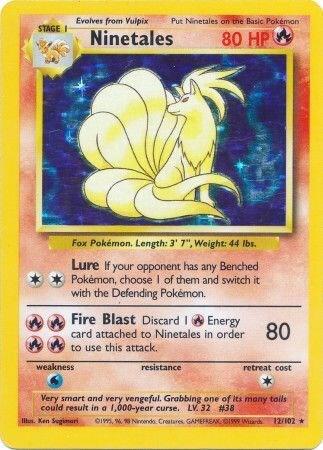 Ninetales 12 Holo Base Set [unlimited]