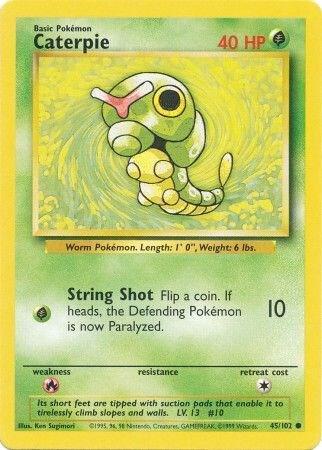 Caterpie - Base Set (BS) [Unlimited] MP