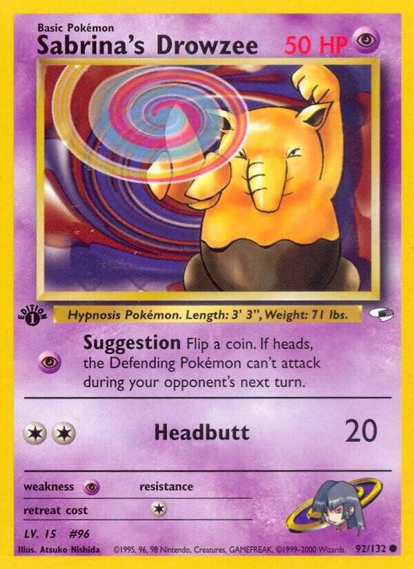 Sabrina's Drowzee - Gym Heroes (G1)