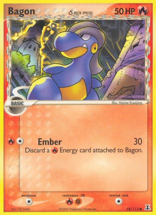 Bagon - 058/113 (Delta Species) - Delta Species (DS)