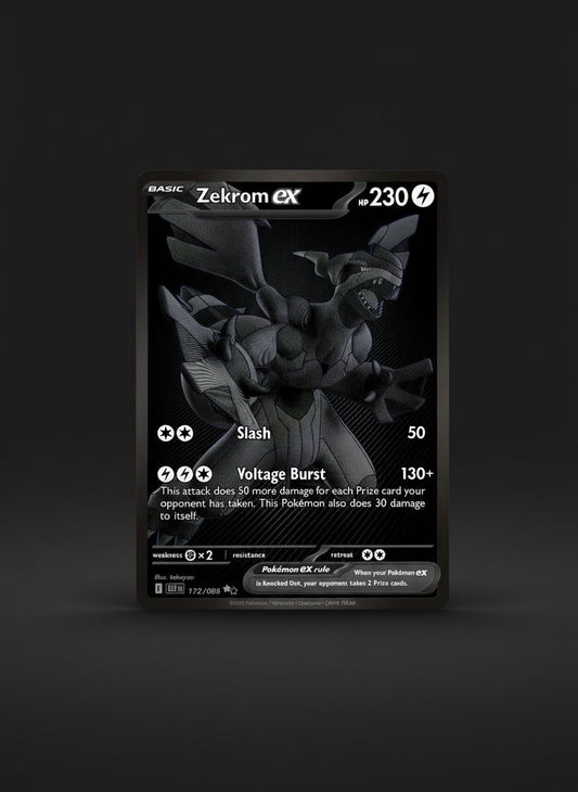 Zekrom ex - 172/086 - SV: Black Bolt (BLK)